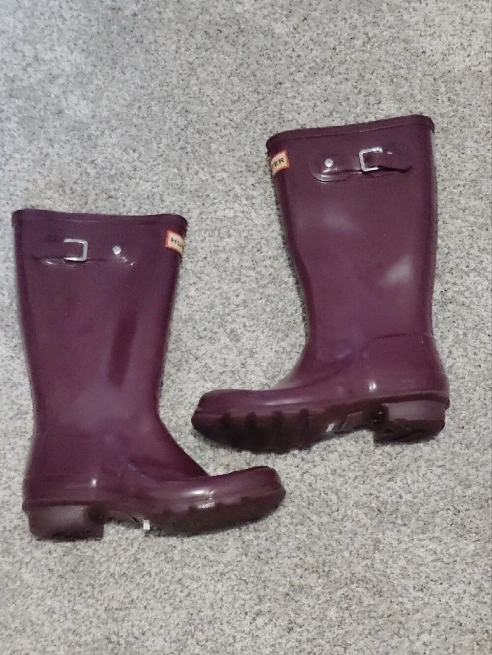 Hunter Tall Waterproof Rain Boots - Plum